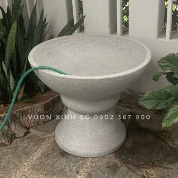 Đôn Kê Chậu Cảnhđôn kê chậu xám đá đen